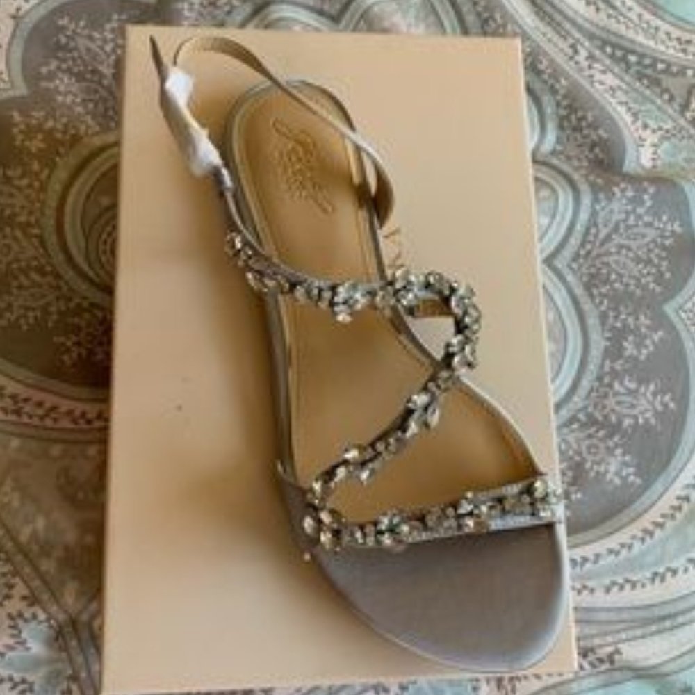 Jewel Badgley Mischka Gamble Embellished Sandal